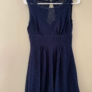 Navy blue special occasion dress